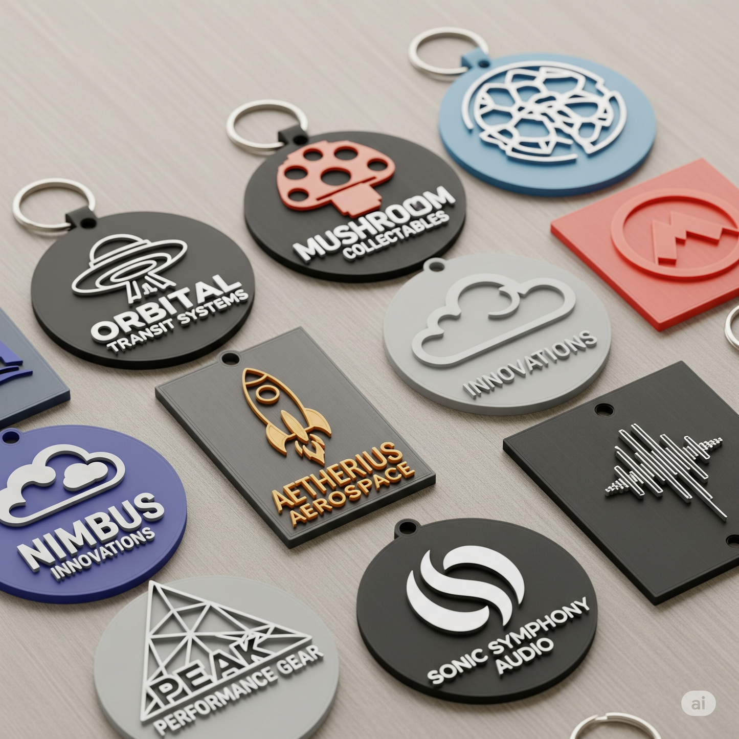 llaveros personalizados - 50un